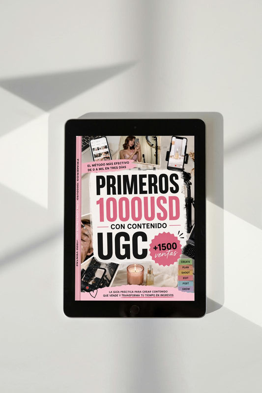 Tus Primeros 1000 USD Con Contenido UGC